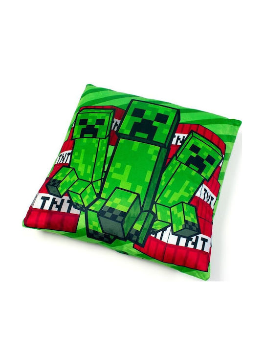 Mojang AB Pernă Decorativă Pentru Copii Minecraft Verde 38x38cm