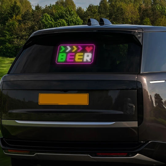 GloboStar Scrollendes LED-Schild Einseitig Wasserdicht 48x24cm RGB