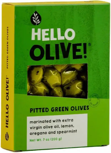 Hello Olive Зелени маслини без костилки 200гр
