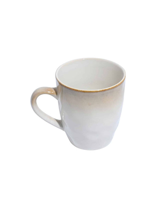 Estia Vignette Ceramic Brown Mug 400ml 6pcs