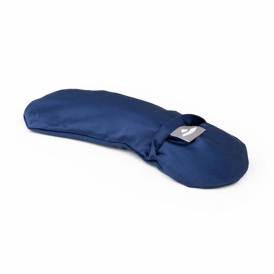 Bodhi Om Satin Eye Pillow Navy Blue