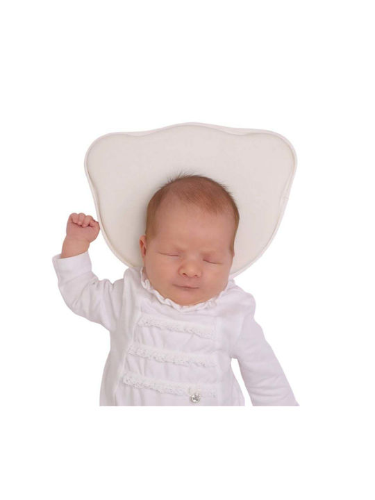 Bo Jungle Βρεφικό Μαξιλάρι Ύπνου Memory Foam Snow 20x25εκ.