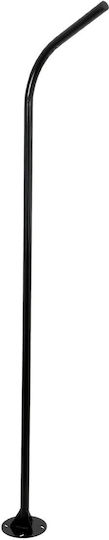 Globostar Urbano-280 Glb-000-0008 Metal Galvanized Lighting Pole Solar Street Light Outdoor Ral 9005 Matte Black M84 X W25 X H280cm Glb-000-0008