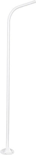 Globostar Urbano-280 Glb-000-0010 Galvanized Metal Lighting Pole Solar Street Light Outdoor Ral 9016 Matte White M84 X W25 X H280cm Glb-000-0010