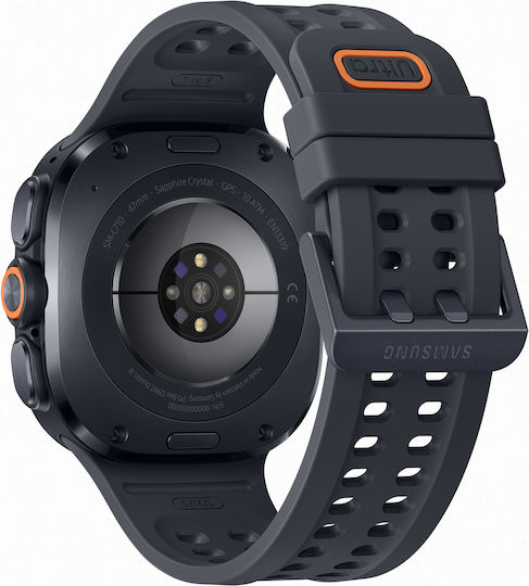 Samsung Galaxy Watch Ultra 2 Titanium 47mm Waterproof with eSIM and Heart Rate Monitor (Titanium Grey)