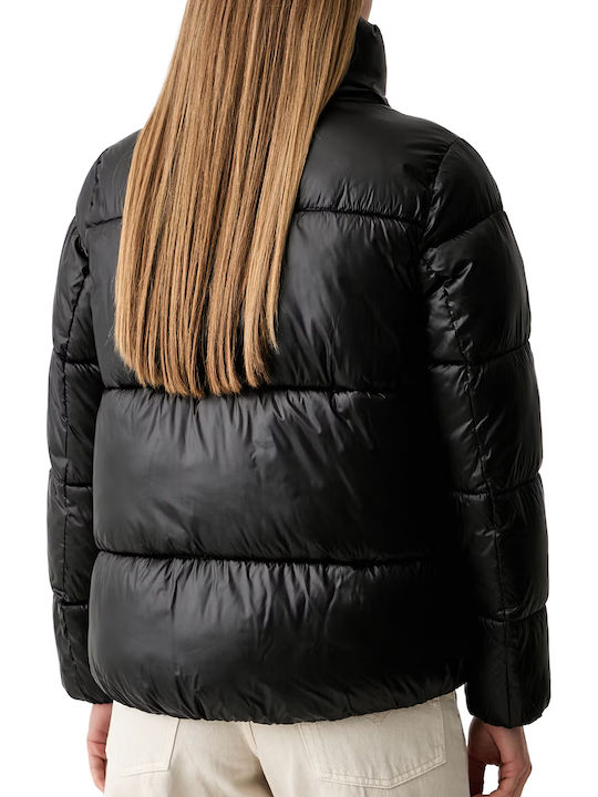Дамско Puffer Яке за Зима Mck/metlc Blk