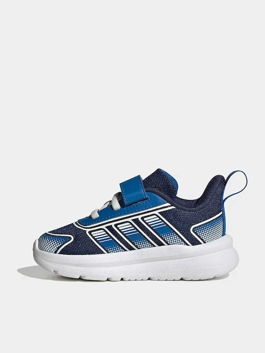 Tensaur Run 4.0 Kinder Sportschuhe Laufen mit Bügel- und Schleifenverschluss Marineblau