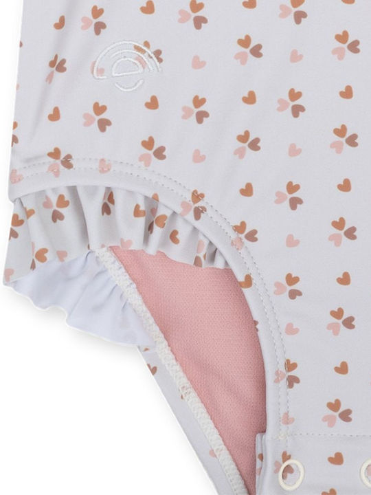 Swim Essentials Παιδικό Μαγιό Ολόσωμο με Μακρύ Μανίκι Cozy Hearts
