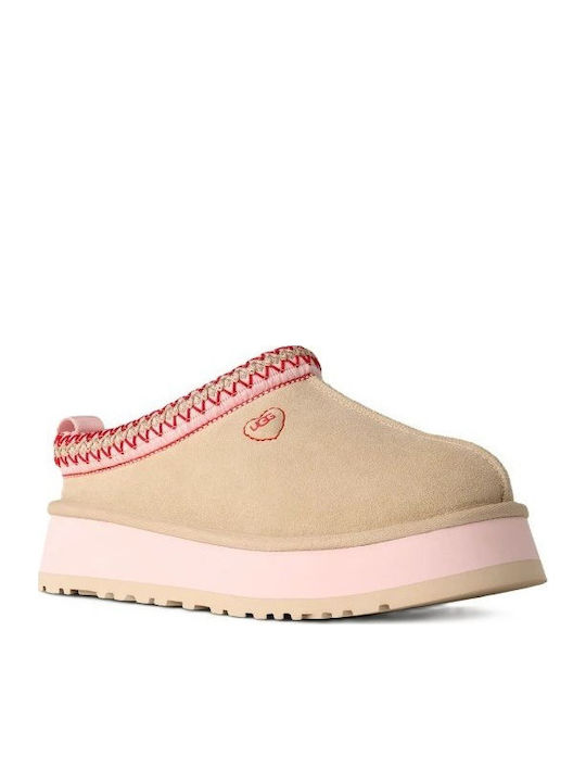 Tazz Clogs Women's Beige Slippers