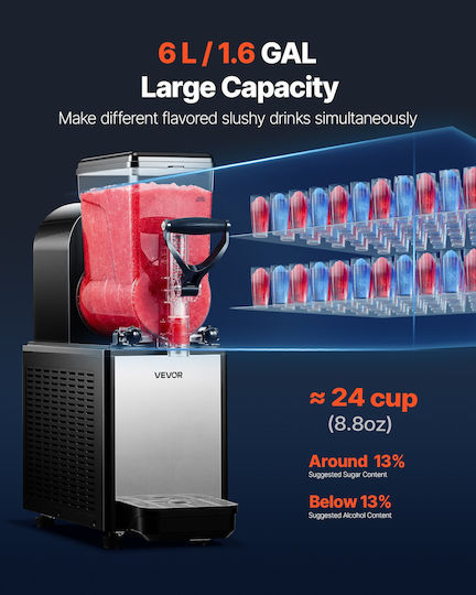 Vevor Vevor Slushy-Maschine 6lt