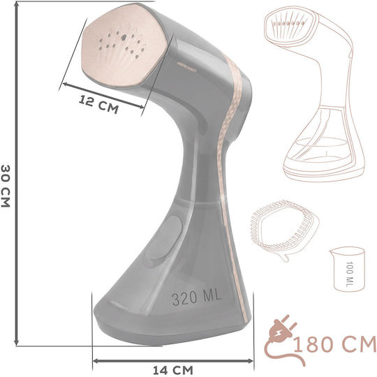 Berdsen Bekleidungsdampfer Hand 2000W mit Wassertankkapazität 320ml