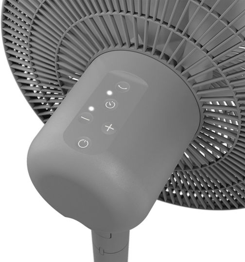Duux Whisper Essence Ventilator Pe Piedestal 16W Diametru 34cm Cu Telecomandă Gri
