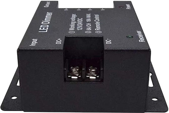 Vencore 6613-10007 Single Color Dimmer 12-24V 216-432W RF Remote Wireless Single Color Dimmer RF Controller 12 Volt 216 Watt & 24 Volt 432 Watt Maximum Load 6613-10007