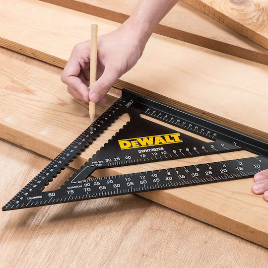 DEWALT Unghiometru Tâmplari Aluminiu de lungime 30cm