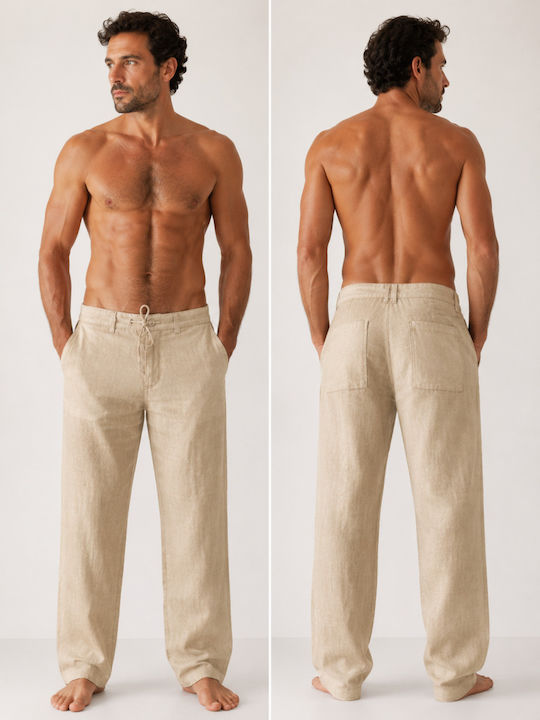 Beige Trousers