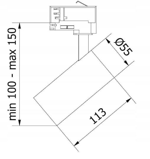 Gtv Linear Ceiling Light 20W IP20