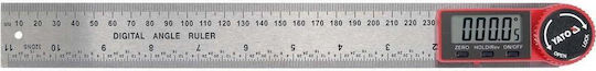 Yato Digital Angle Ruler for Electricians Length 50cm with Protractor