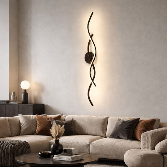 VenCore Modern Wandleuchte mit Integrierte LED und Warm zu kühlem Weiß Gold