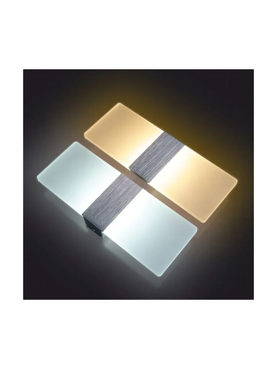 VenCore Модерна Стенна Лампа с Интегриран LED и Регулируема Бяла Светлина 5x30см