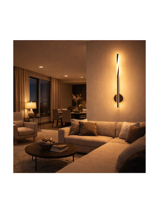 VenCore Modern Wall Lamp with Integrated LED and Adjustable White Light