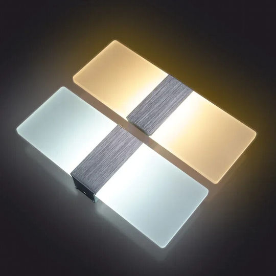 VenCore Modern Wall Lamp with Integrated LED and Adjustable White Light Gold 5x30cm