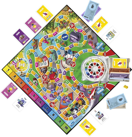 Επιτραπέζιο Παιχνίδι Game Of Life για 2-4 Παίκτες 8+ Ετών (EN) Hasbro