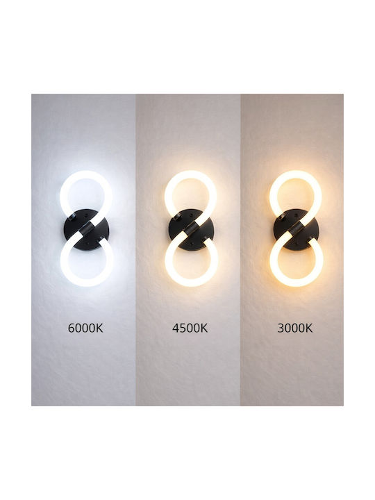 VenCore Modern Wall Lamp with Integrated LED and Adjustable White Light Gold