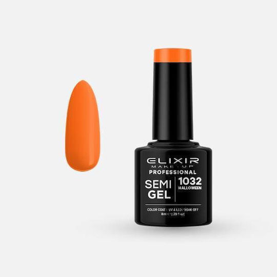 Elixir Semi Gel Nail Polish Halloween 8ml