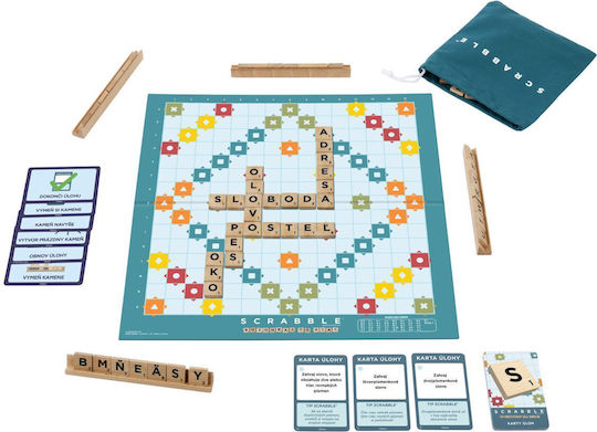 Επιτραπέζιο Παιχνίδι Scrabble 2 Σε 1 για 2-4 Παίκτες 8+ Ετών JGR61 (EN) Mattel
