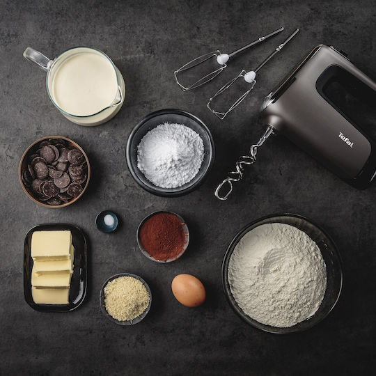 Tefal Powermix Silence Hand Mixer 850W Black