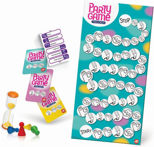 Επιτραπέζιο Παιχνίδι Party Game Trilogy για 3-16 Παίκτες 8+ Ετών 1040-22268 (RO) AS