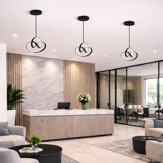 VenCore Silver LED Ceiling Light With Adjustable Warm To Cool White Light 25x25x32cm