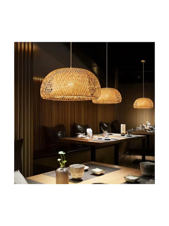 VenCore Boho Grid Pendant Ceiling Light with E27 Socket 60x60x30cm