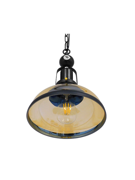 VenCore Pendant Light Black 25x25x29cm