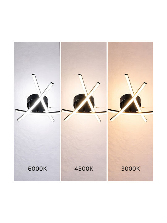 VenCore Ceiling Light 48cm Gold with Integrated LED and Remote Control