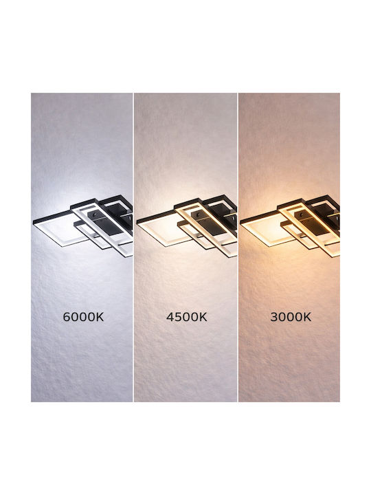 VenCore Plafonieră de Tavan 90cm Aurie cu LED Integrat și Telecomandă