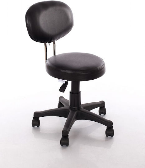 Rest Pro Ιατρικό Σκαμπό Black Round 3 black