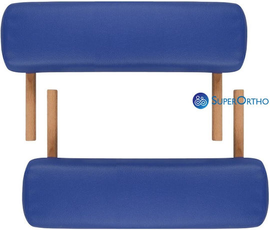 SuperOrtho Dream 3 Κρεβάτι Φυσιοθεραπείας Φορητό Μπλε από Ξύλο 217x90εκ.