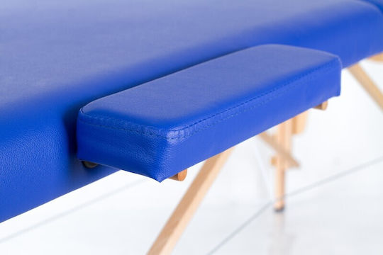 SuperOrtho Κρεβάτι Φυσιοθεραπείας Φορητό/Πτυσσόμενο Μπλε από Ξύλο 190x70εκ.