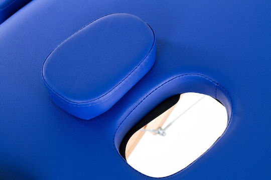 SuperOrtho Κρεβάτι Φυσιοθεραπείας Φορητό/Πτυσσόμενο Μπλε από Ξύλο 190x70εκ.