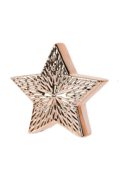 Beauty Home Stea Decorativă De Crăciun Din Plastic Portocalie 11x2.9x12cm