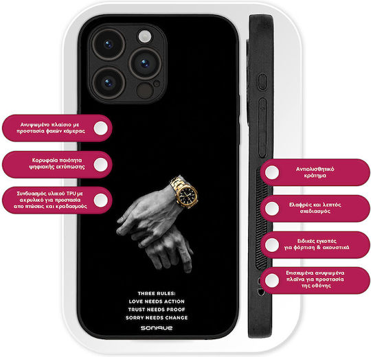 Sonique Men's Edition Series Realme GT Master Three Rules Mobile Phone Case