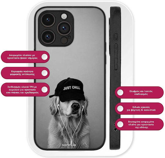 Husă Sonique Men's Edition OnePlus 10 Pro 5G Just Chill Pup
