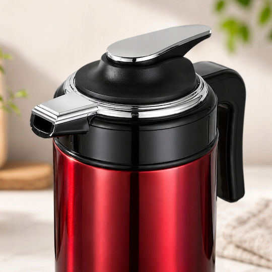 Verk Group Βραστήρας 3.5lt 1500W Κόκκινος
