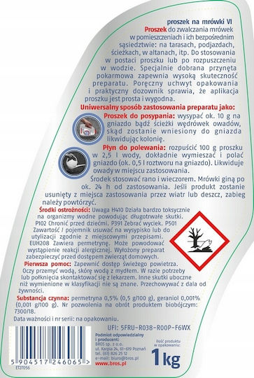 Bros Insektizid Pulver 1000g