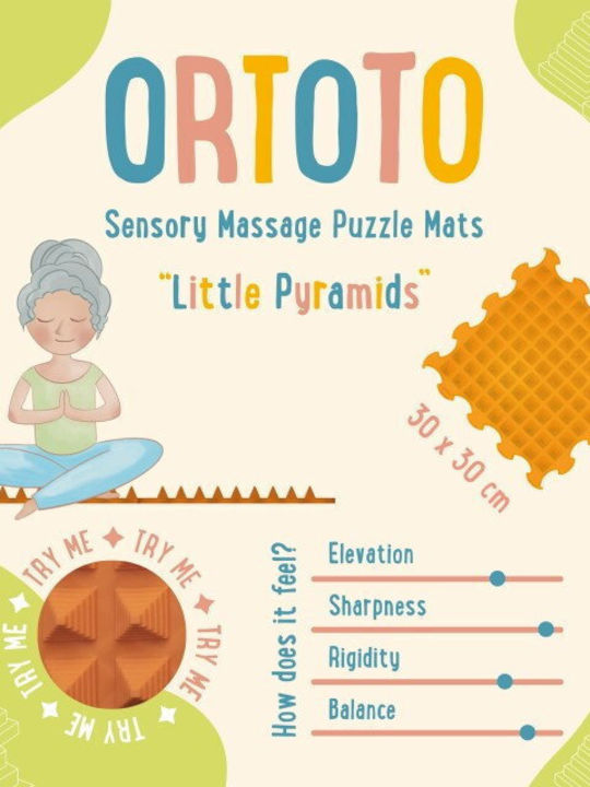 Ortoto Bildungsbezogenes Kinder-Bodenpuzzle Massage 1 Stück