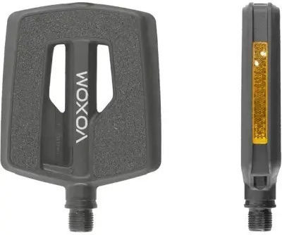Voxom Πετάλια Ποδηλάτου Πλατφόρμα Μαύρα