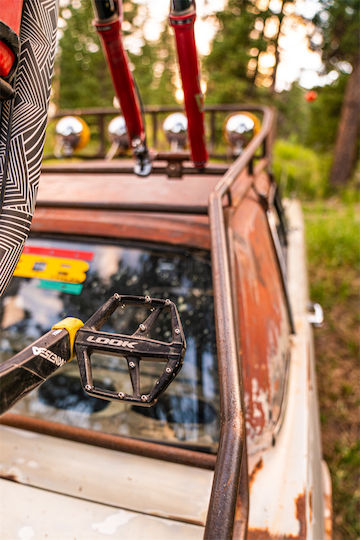 Look Fahrradpedale Plattform Grau