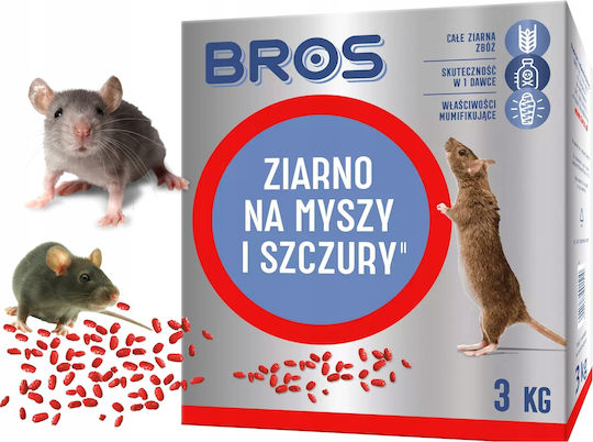 Bros Rodent Killer Grain 3kg