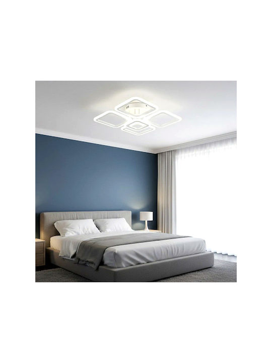 Lightplanet Plafonieră de Tavan Albă cu LED Integrat și Telecomandă